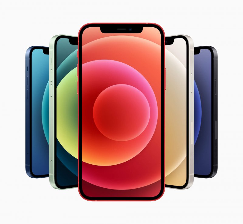 Varieties of iPhone 12 colors